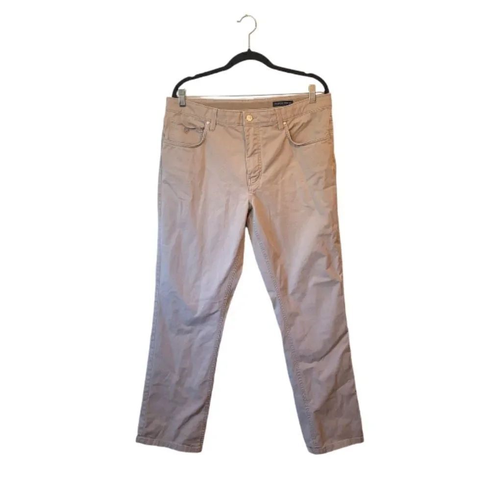 Cremieux Light Khaki Straight Leg Pants